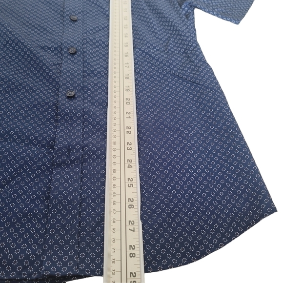 LUCKY Men's Short Sleeve Blue Shirt Sz M (15-15.5) - Picture 5 of 10